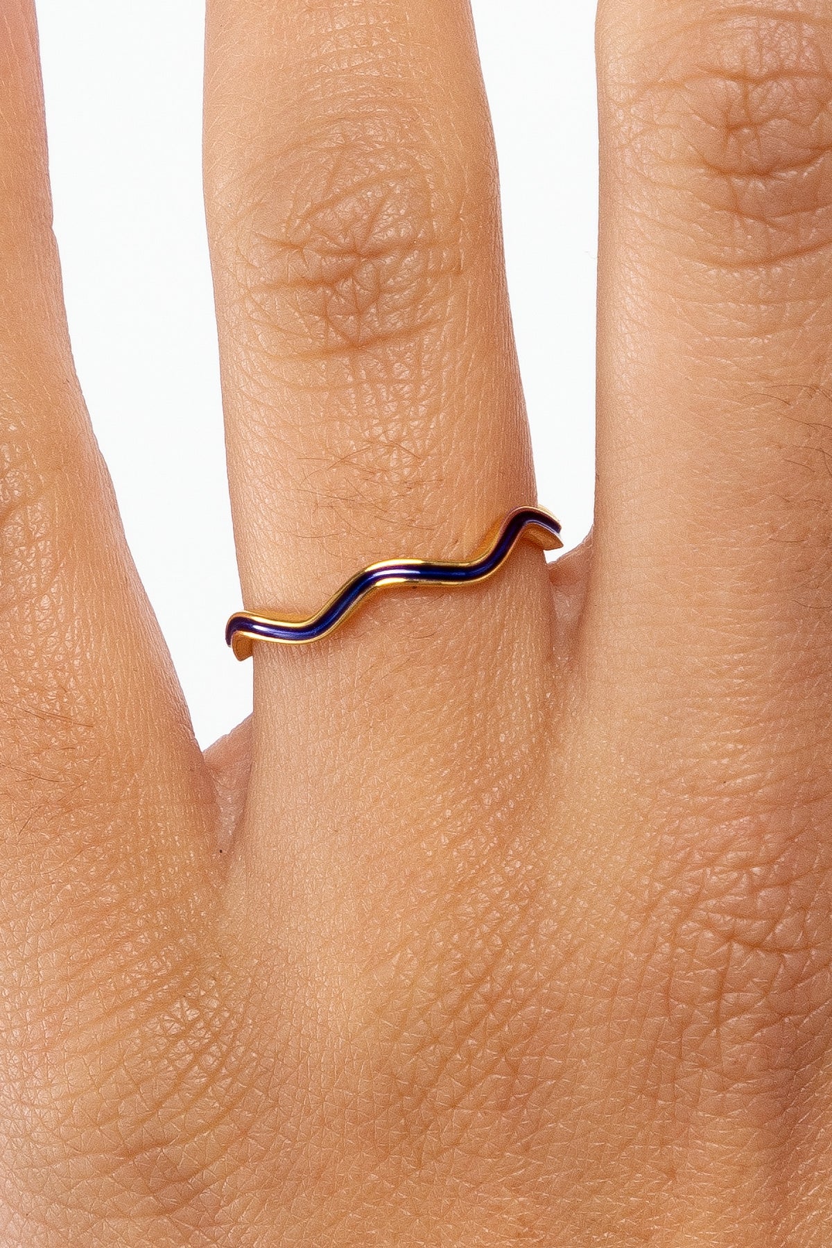 JWLWER - Wavy Enameled Stacking Ring