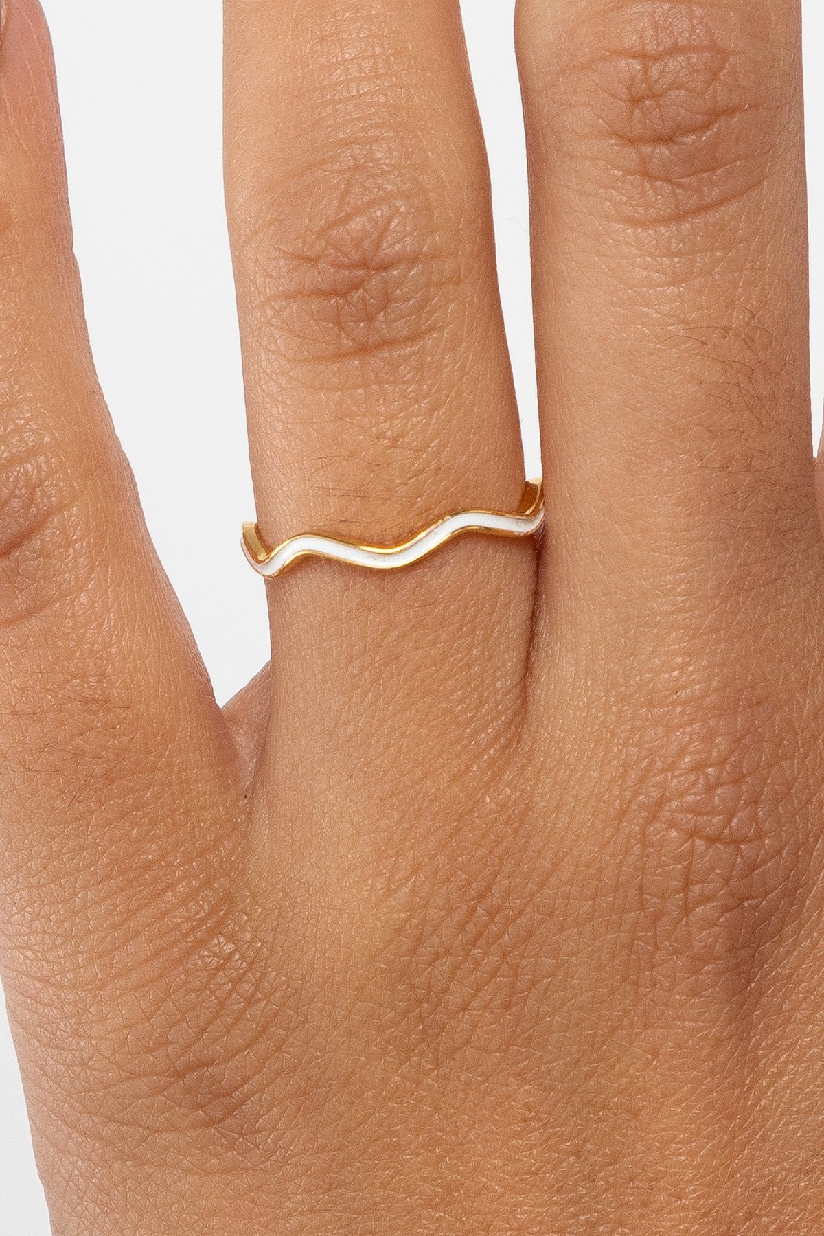 JWLWER - Wavy Enameled Stacking Ring