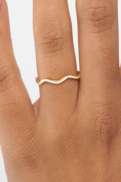JWLWER - Wavy Enameled Stacking Ring