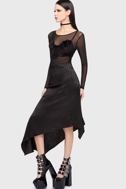 Kihilist Nova Asymmetric Skirt