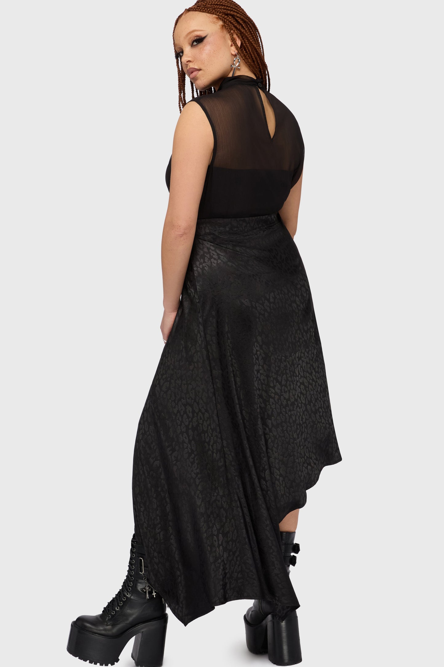 Kihilist Nova Asymmetric Skirt