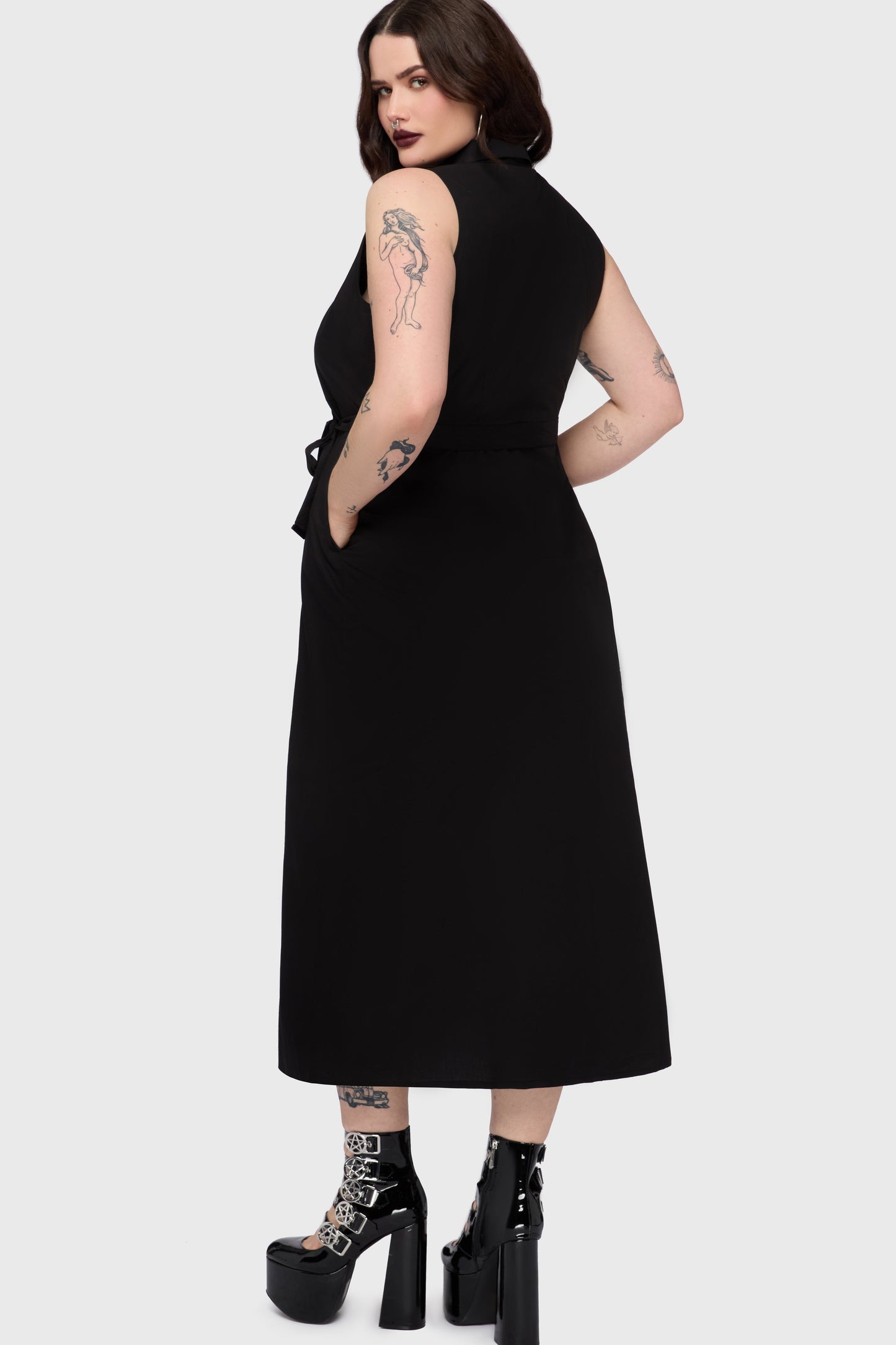 Kihilist Obsidienne Shirt Dress