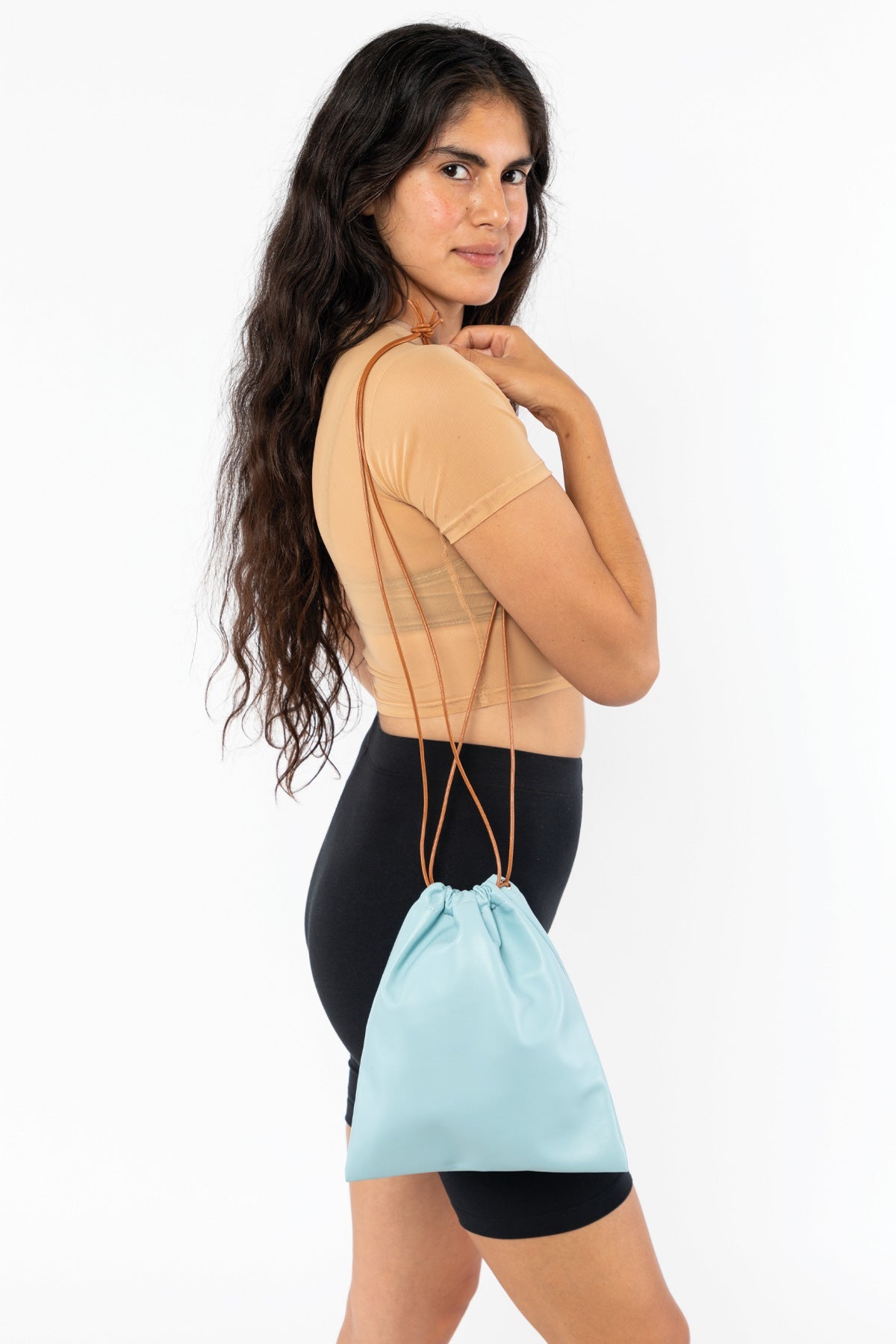 LMBLTR001 - Lambskin Drawstring Bag