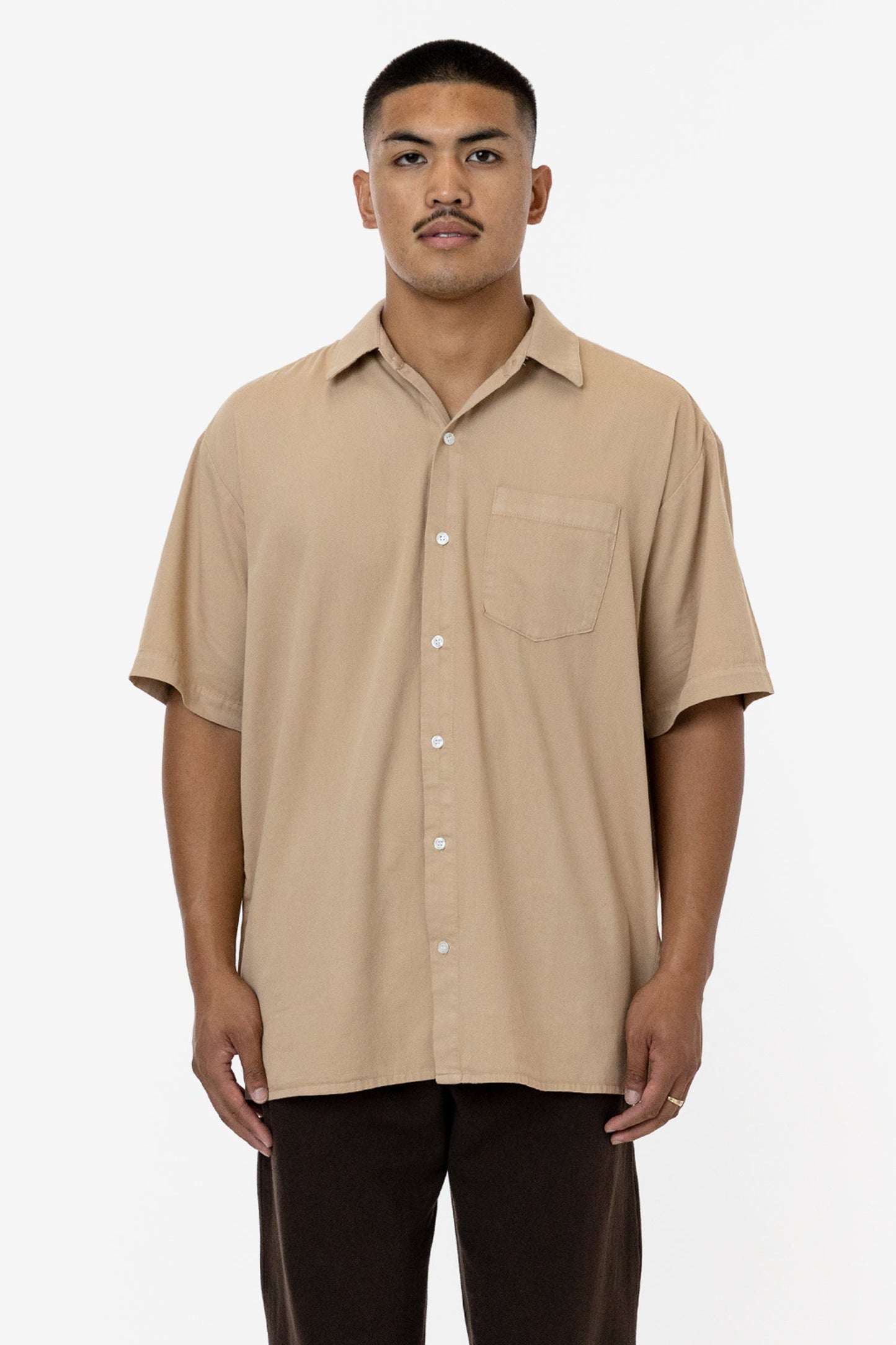 RCT419GD - Cotton Twill Casual Button Up Shirt