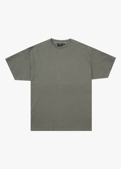 AFENDS Mens Genesis - Heavyweight Boxy Tee - Washed Sycamore