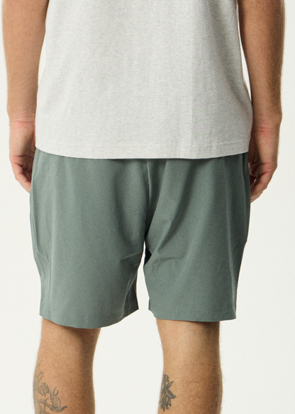 AFENDS Mens Kettle-Ish - Performance Short 18" - Sycamore