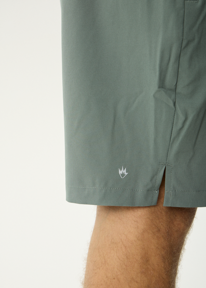AFENDS Mens Kettle-Ish - Performance Short 18" - Sycamore