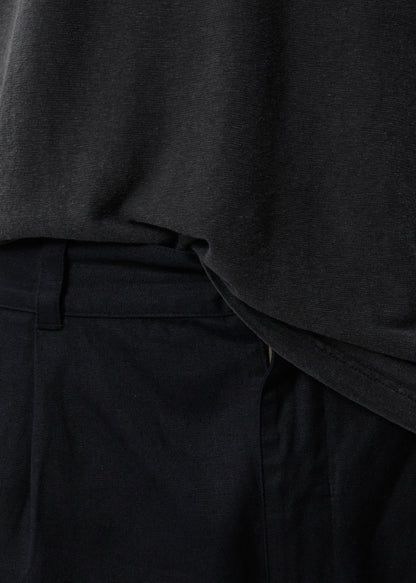 AFENDS Mens Mixed Business - Suit Pant - Black