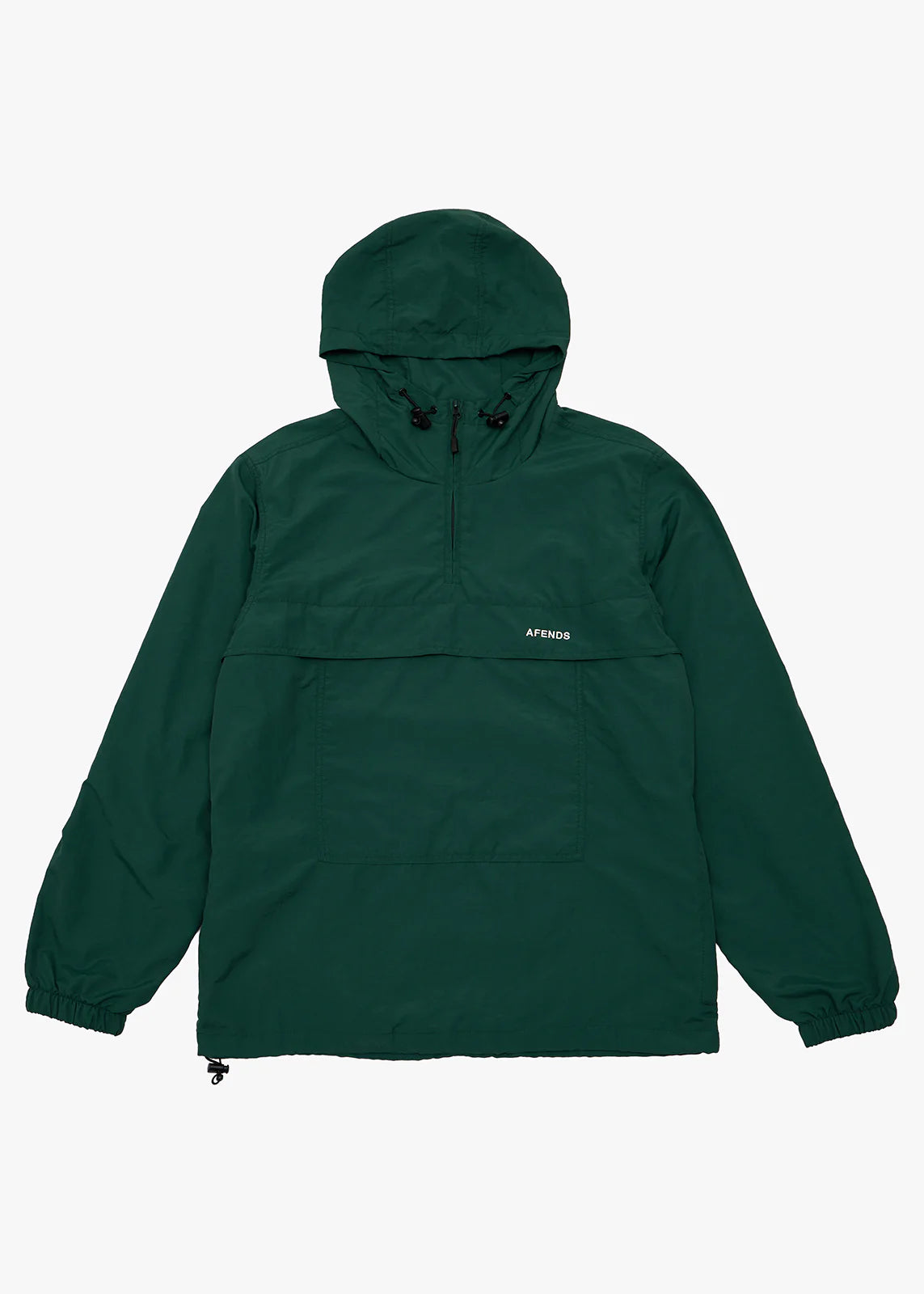 AFENDS Mens System - Water Resistant Spray Anorak Jacket - Pine