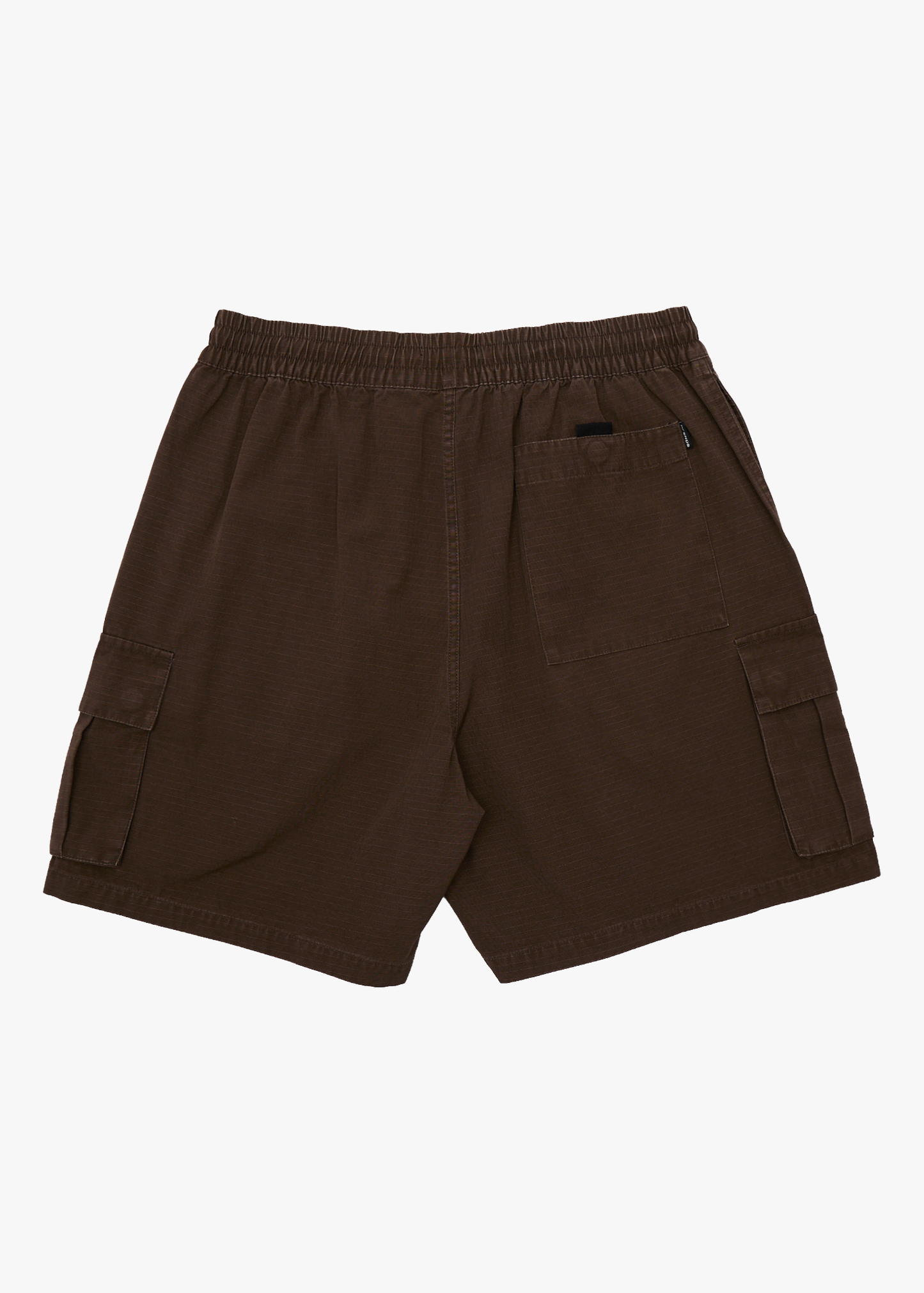 AFENDS Mens Ripped Out 98 - Oversized Cargo Short 20" - Coffee