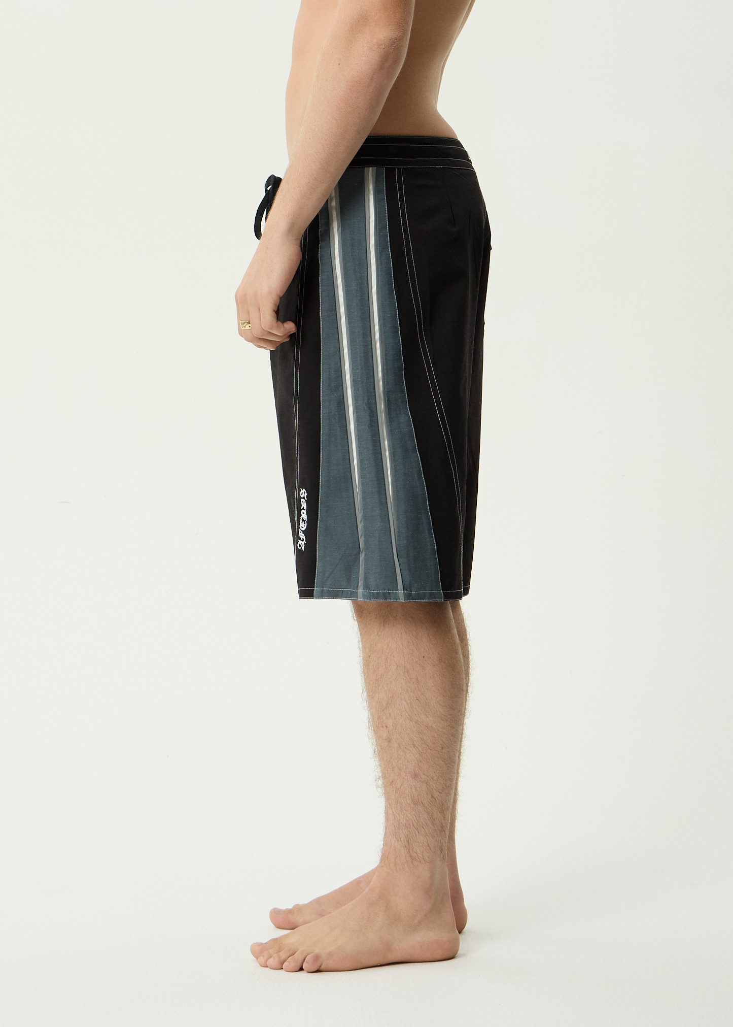 AFENDS Mens Forum - Surf Related V2 Boardshort 22" - Black