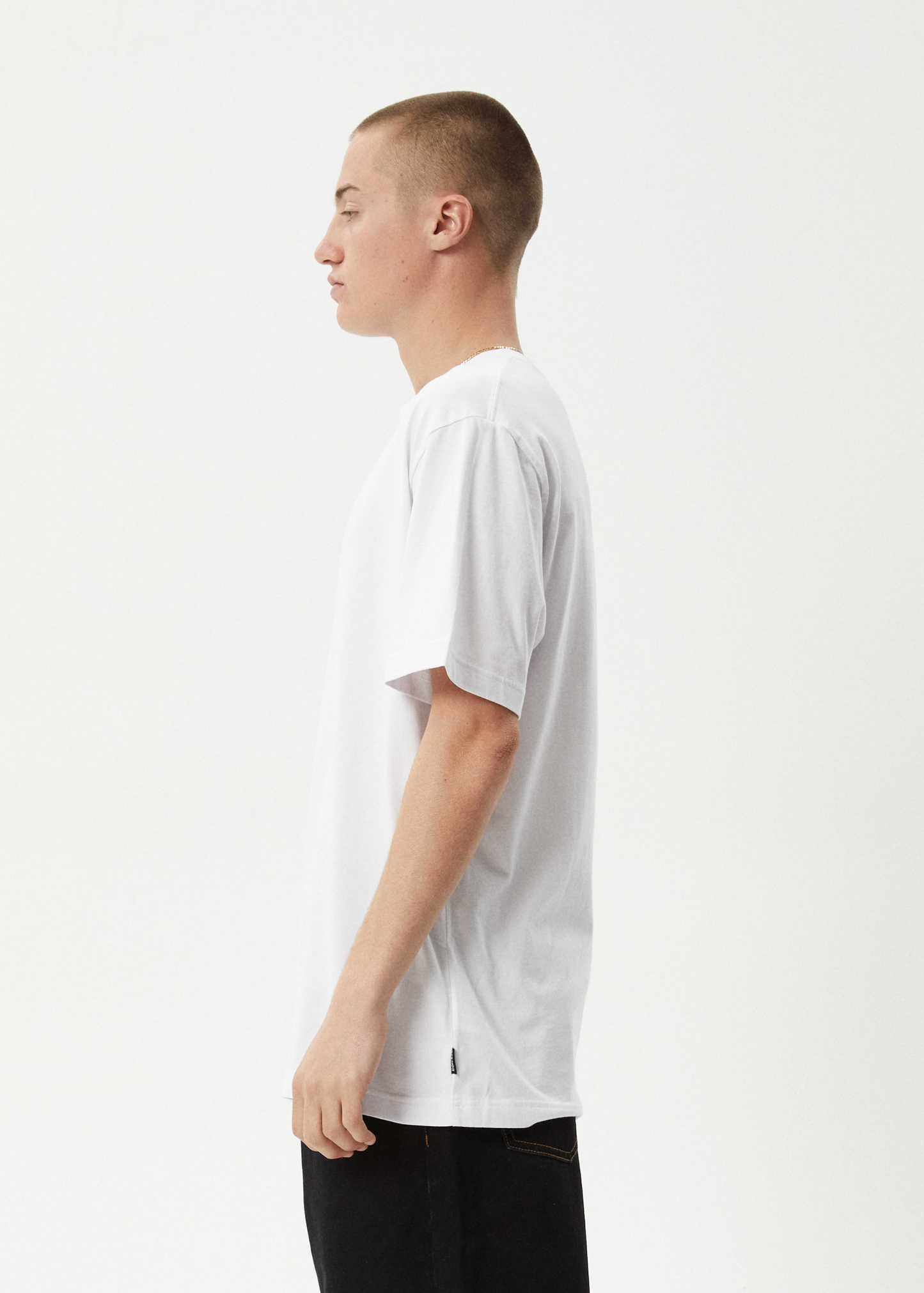 AFENDS Mens Ember - Retro Tee - White
