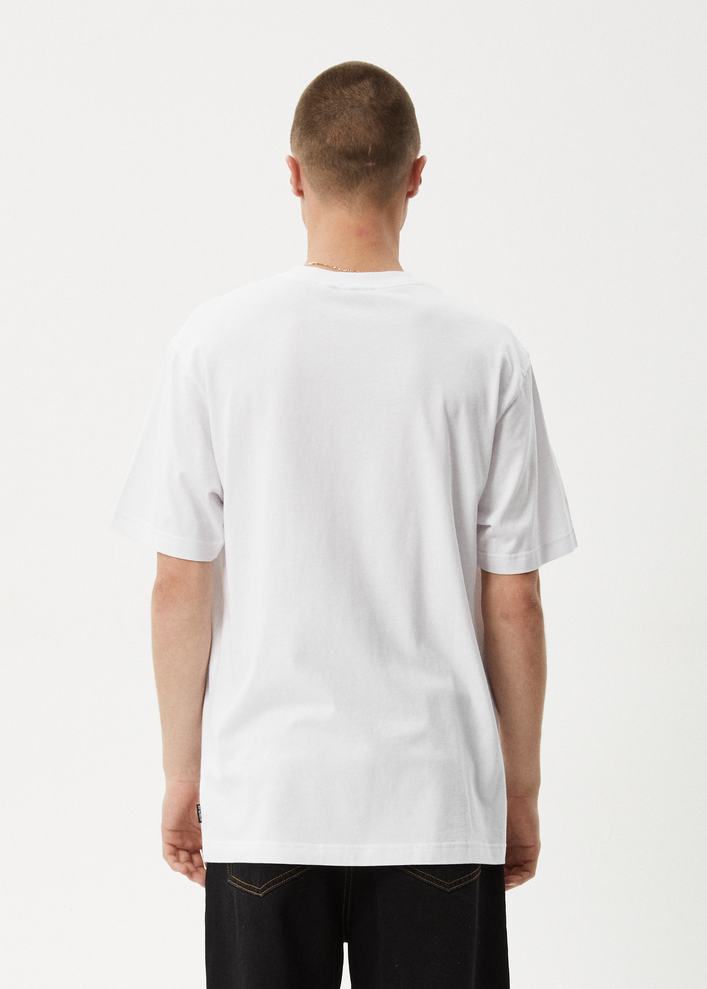 AFENDS Mens Ember - Retro Tee - White
