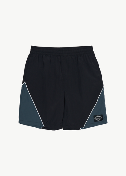 AFENDS Mens My Tribe - Panelled Short 20" - Black