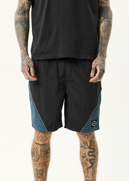 AFENDS Mens My Tribe - Panelled Short 20" - Black