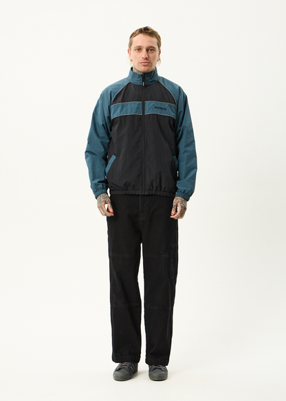 AFENDS Mens Spicy - Sports Spray Jacket - Black