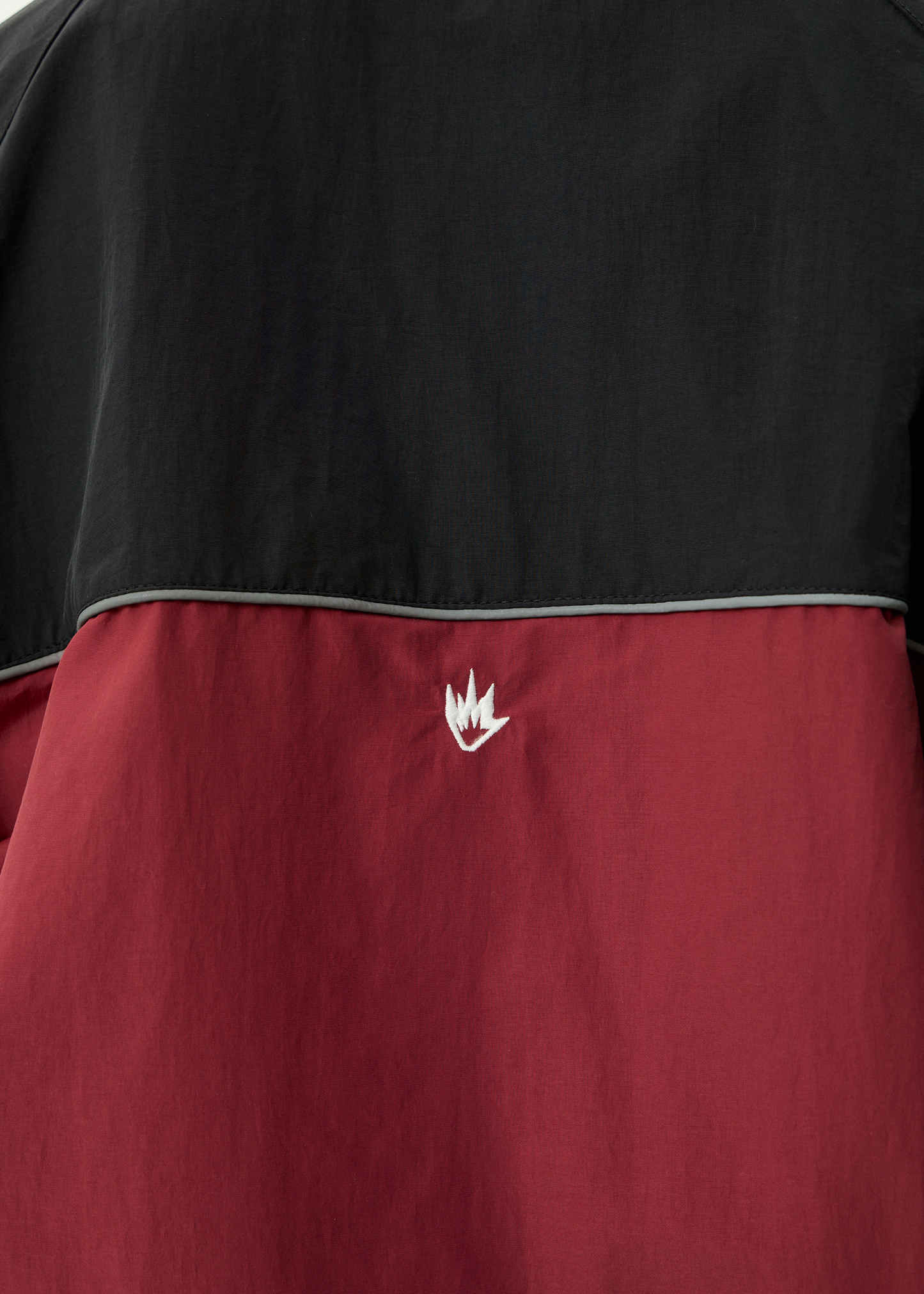 AFENDS Mens Sporting - Sports Spray Jacket - Burgundy
