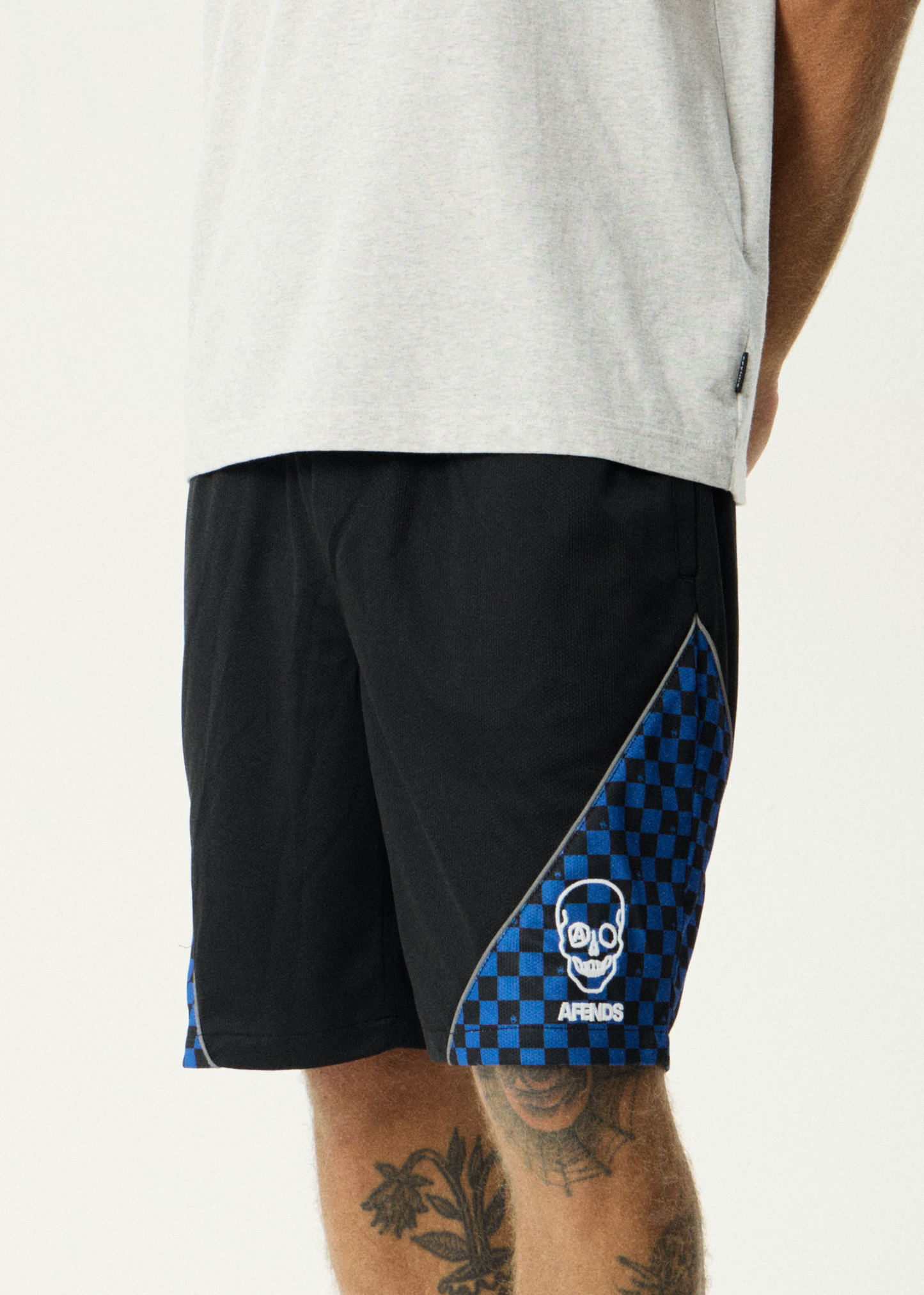 AFENDS Mens In'It 1000 - Panelled Short 20" - Black