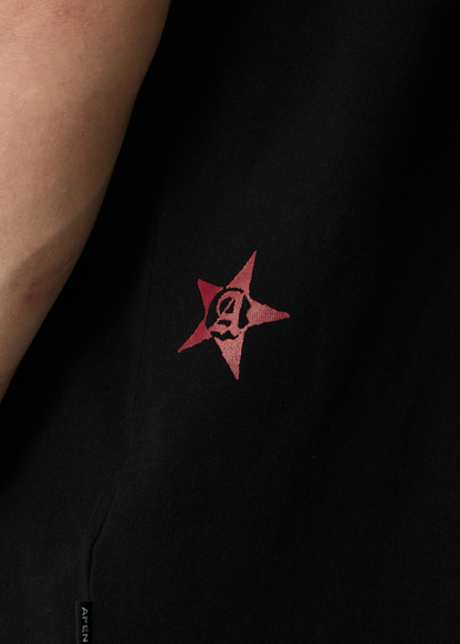 AFENDS Mens Live It - Boxy Tee - Black
