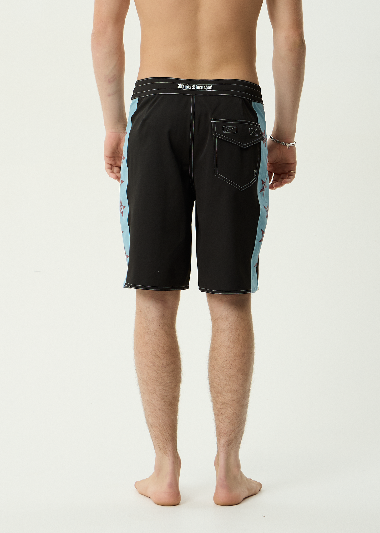 AFENDS Mens Live It - Surf Related V2 Boardshorts 19" - Black