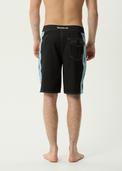 AFENDS Mens Live It - Surf Related V2 Boardshorts 19" - Black