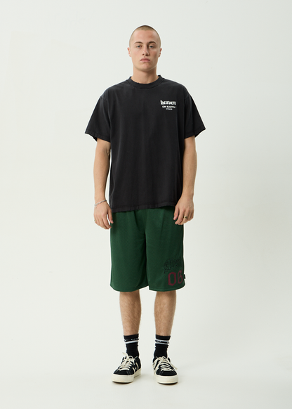 AFENDS Mens Zero Six - Basketball Short 22" - Pine