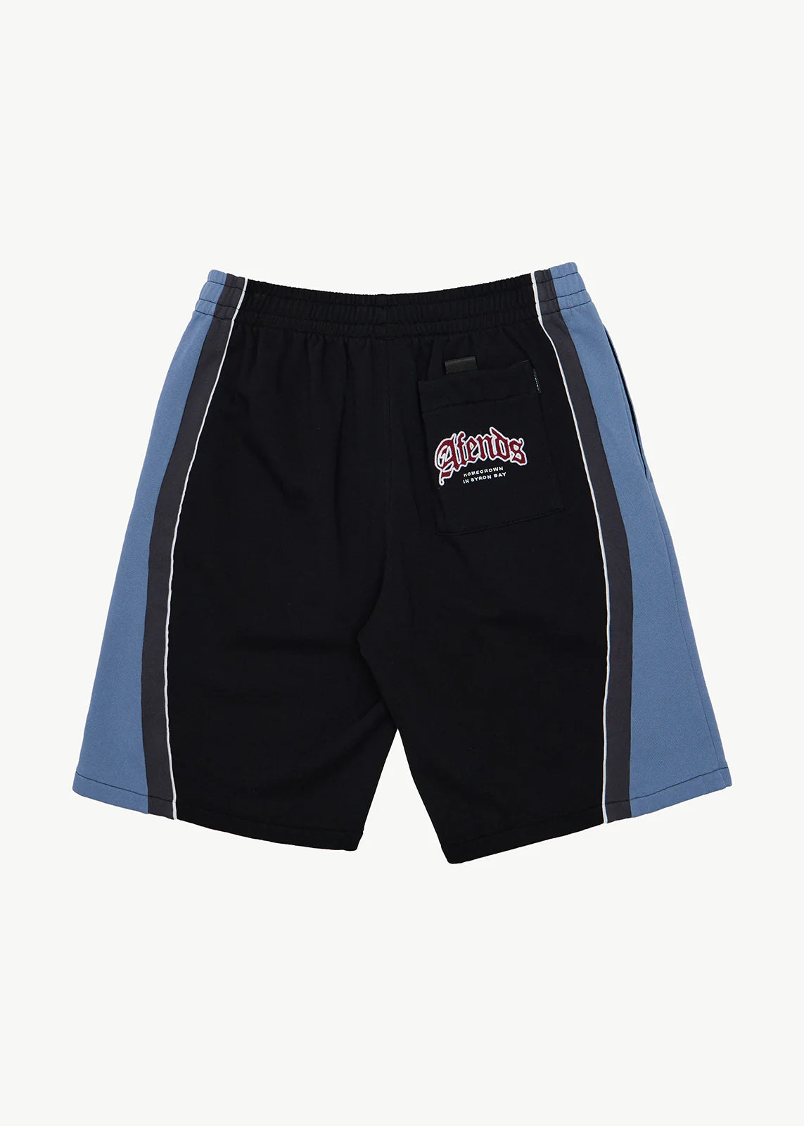 AFENDS Mens Occupancy - Fleece Short 22" - Black