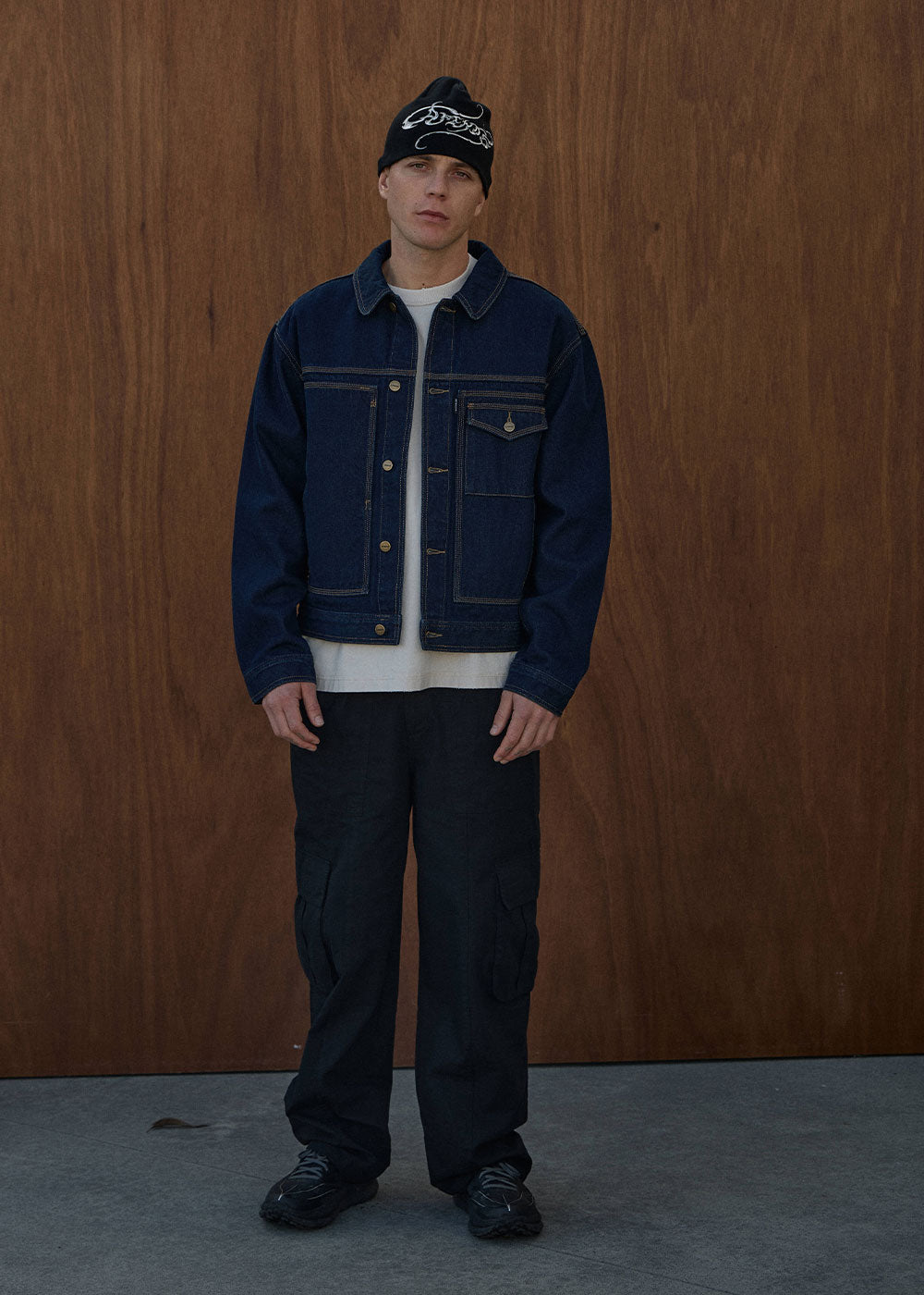 AFENDS Mens Yukon - Denim Jacket - Ink