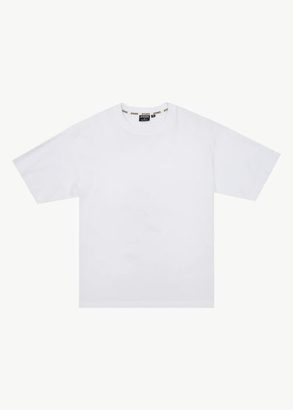AFENDS Mens Vintage Genesis - Heavyweight Distressed Boxy Tee - Worn White