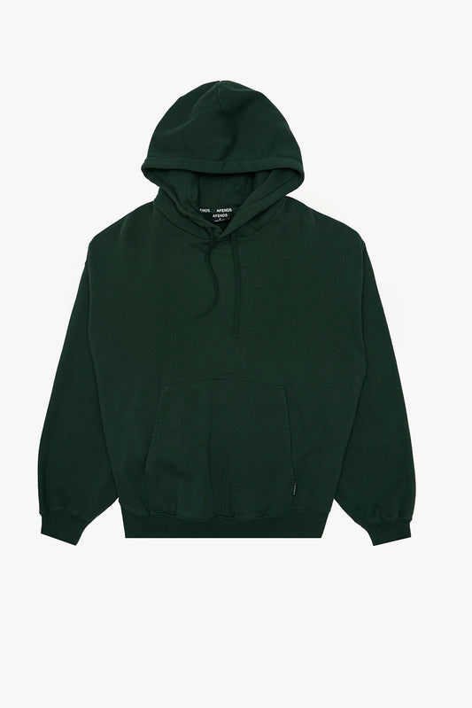 AFENDS Mens Genesis - Boxy Pull On Hood - Washed Pine