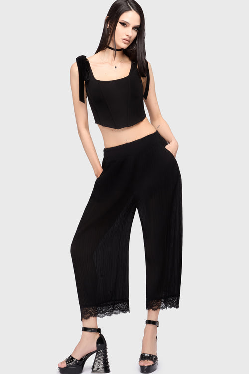 Midnight Vale Pleated Trousers