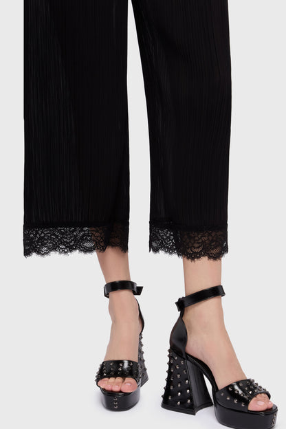 Midnight Vale Pleated Trousers
