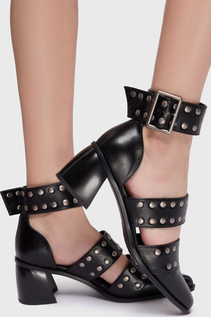 Midnight Vale Studded Heels