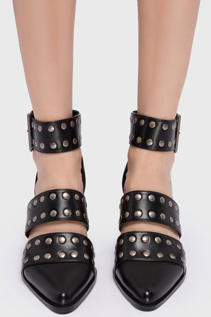 Midnight Vale Studded Heels