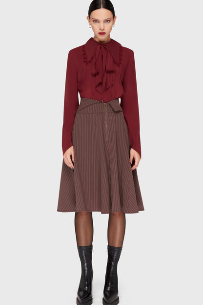 Midnight Gaze Midi Skirt