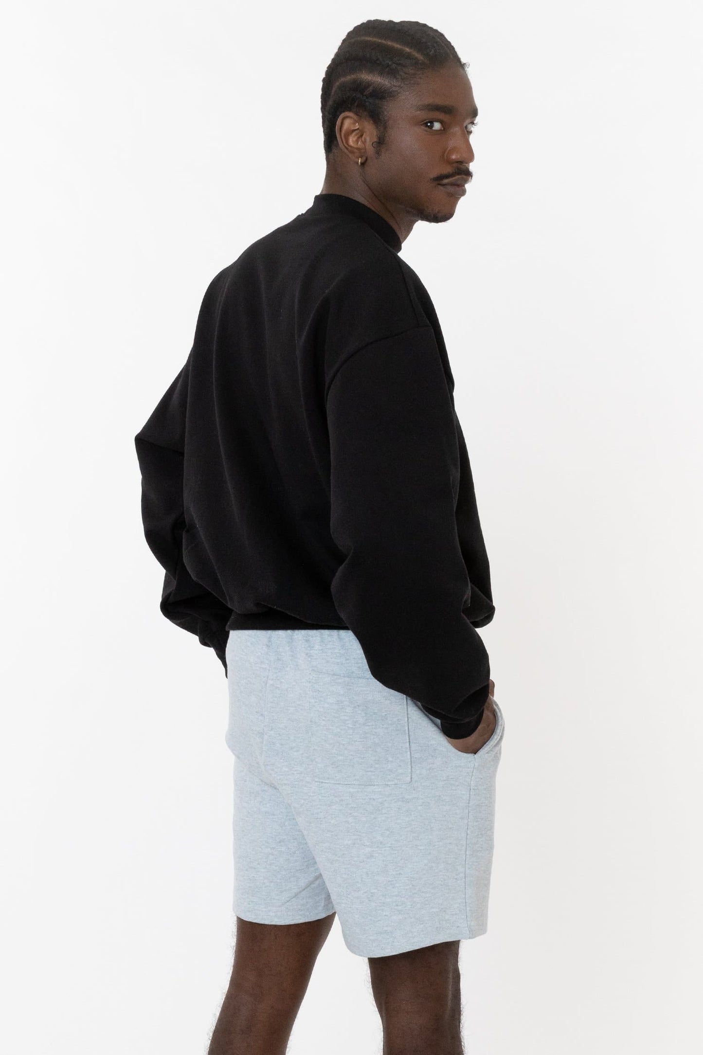 MWF1047 Unisex - 10 oz. Mid-weight Poly Cotton Fleece Wide Crewneck