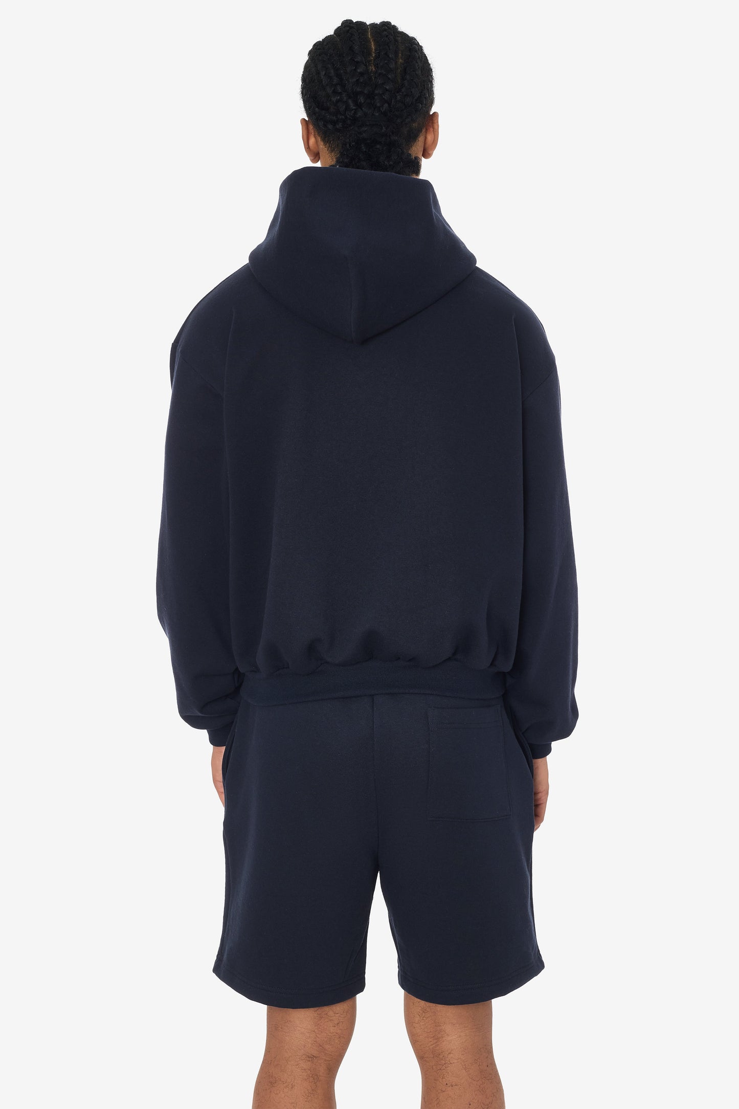 MWF10 - 10 oz. Mid-weight Poly Cotton Fleece Waist Length Zip-Up Hoodie