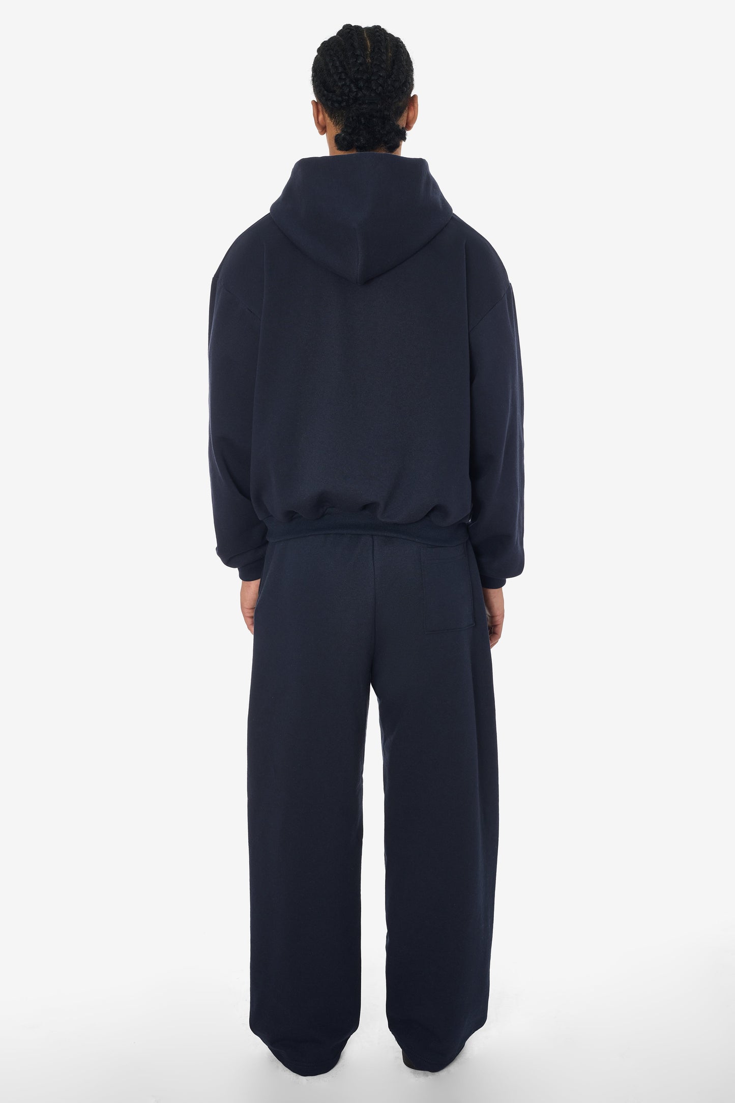 MWF1045 - 10 oz. Mid-Weight Poly Cotton Fleece Wide Open Bottom Sweatpant