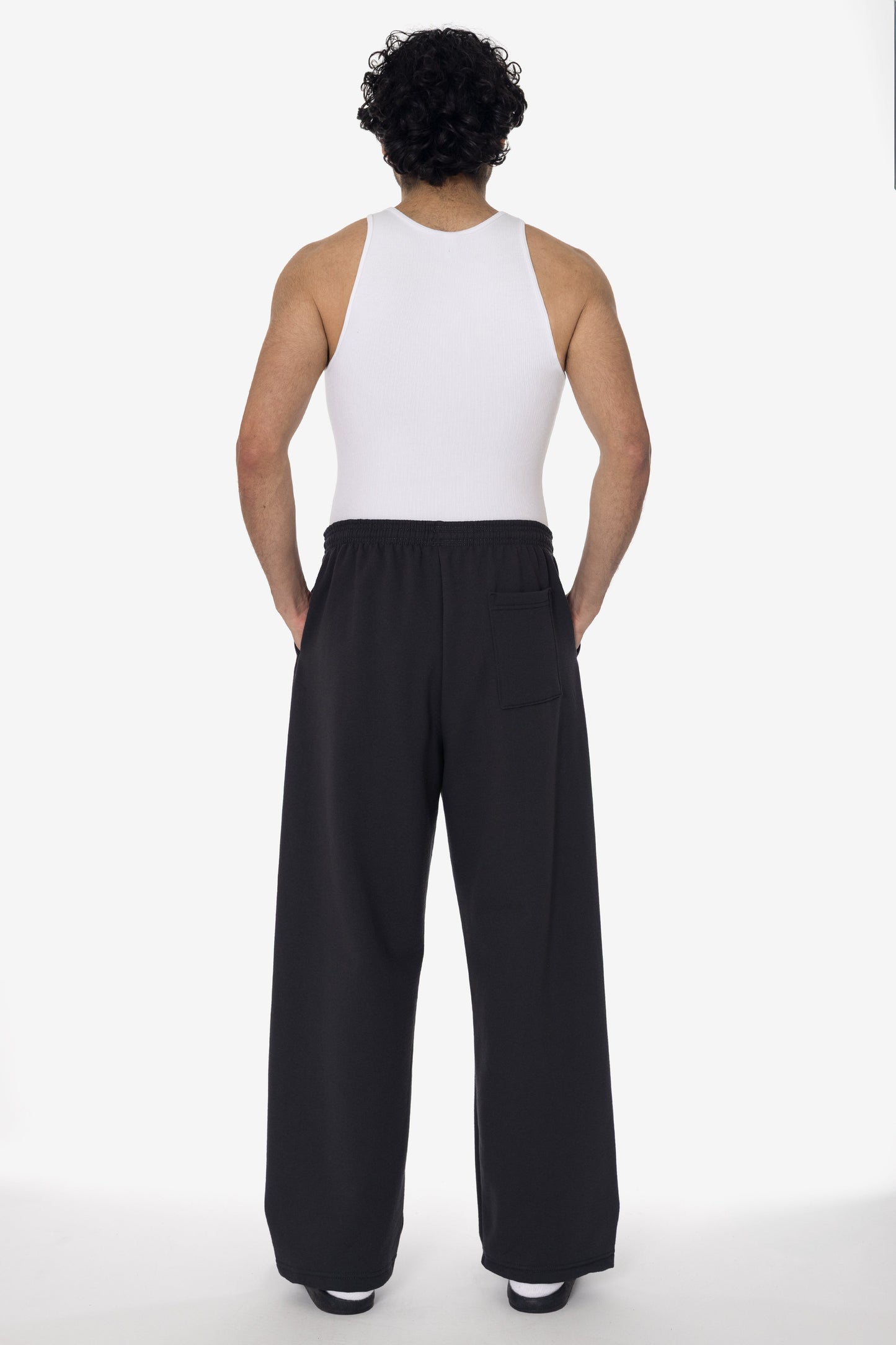 MWF1045 - 10 oz. Mid-Weight Poly Cotton Fleece Wide Open Bottom Sweatpant