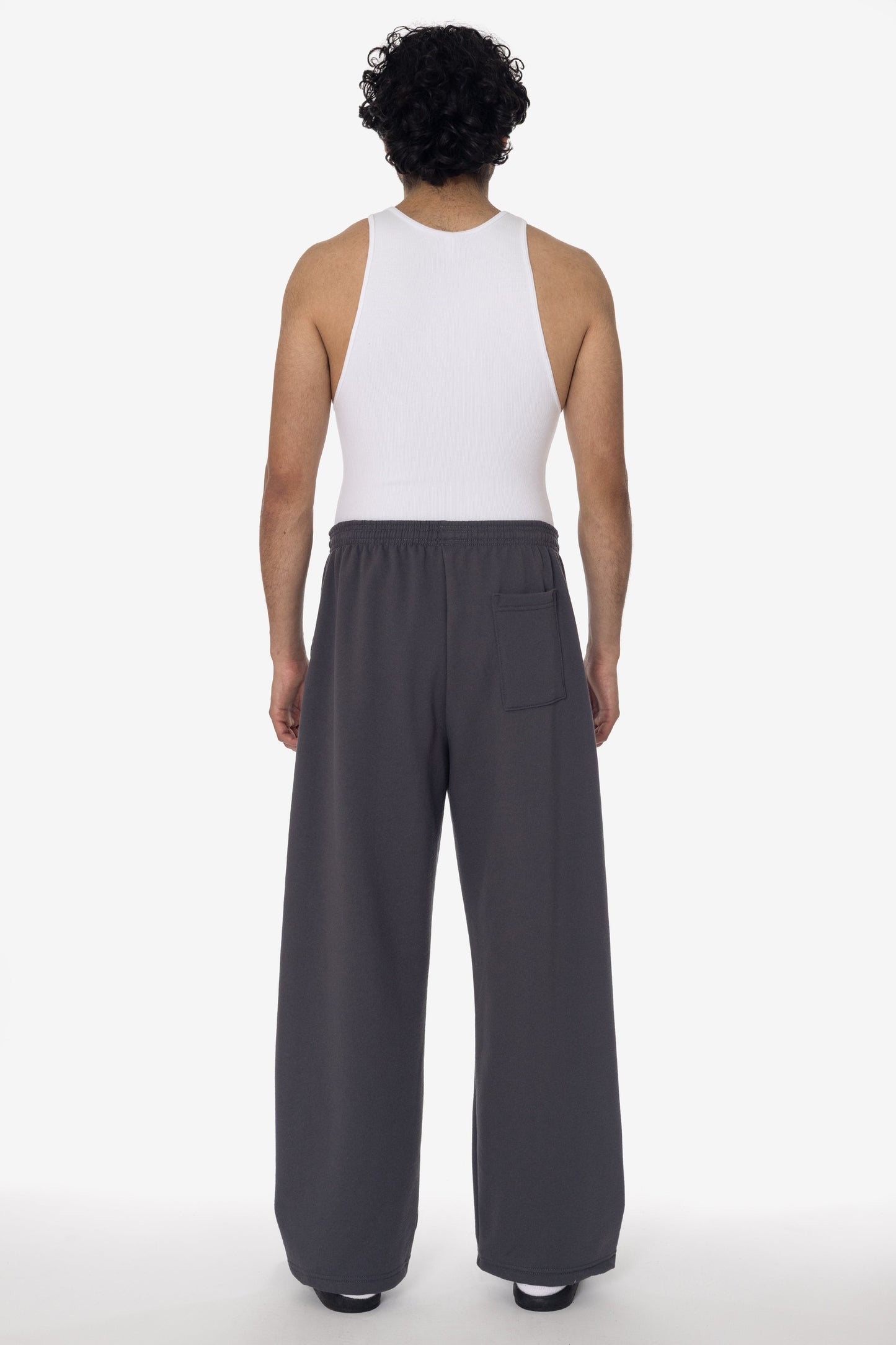 MWF1045 - 10 oz. Mid-Weight Poly Cotton Fleece Wide Open Bottom Sweatpant
