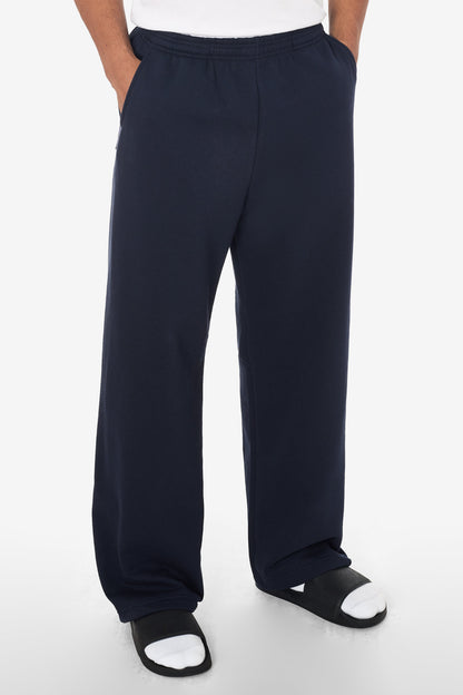 MWF1045 - 10 oz. Mid-Weight Poly Cotton Fleece Wide Open Bottom Sweatpant