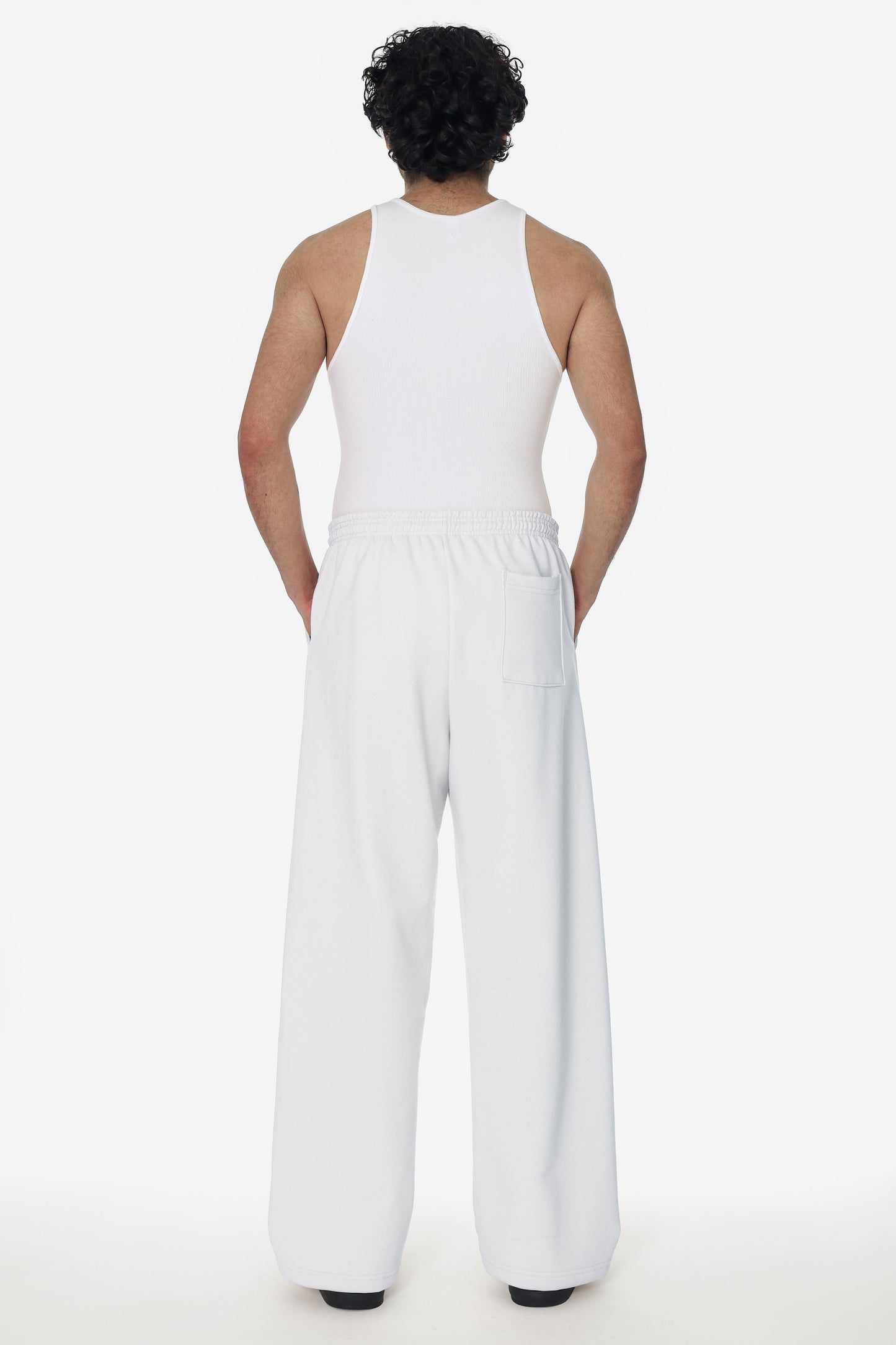 MWF1045 - 10 oz. Mid-Weight Poly Cotton Fleece Wide Open Bottom Sweatpant