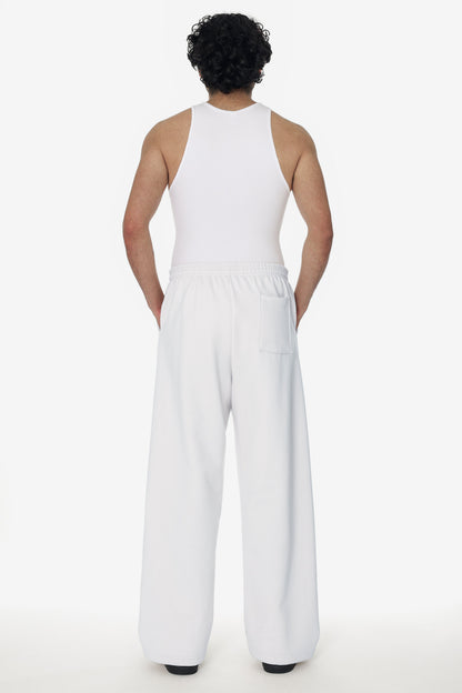 MWF1045 - 10 oz. Mid-Weight Poly Cotton Fleece Wide Open Bottom Sweatpant