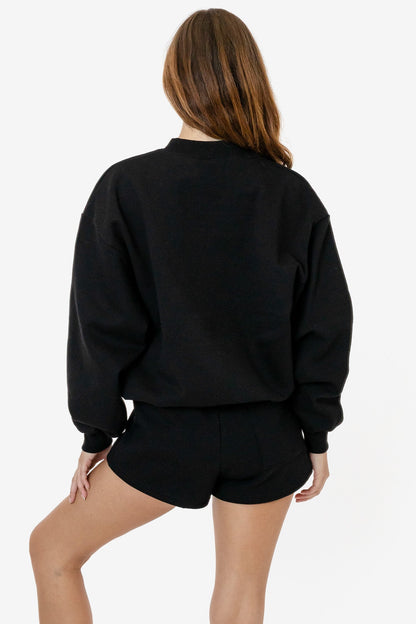 MWF1047 Unisex - 10 oz. Mid-weight Poly Cotton Fleece Wide Crewneck
