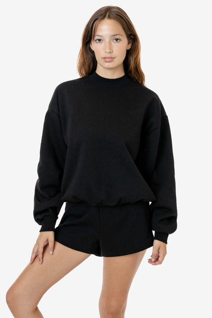 MWF1047 Unisex - 10 oz. Mid-weight Poly Cotton Fleece Wide Crewneck