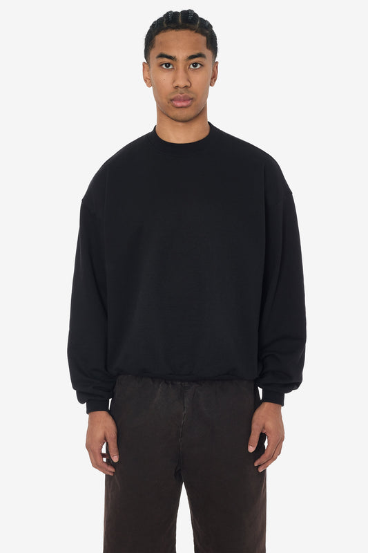MWF1047 - 10 oz. Mid-weight Poly Cotton Fleece Wide Crewneck
