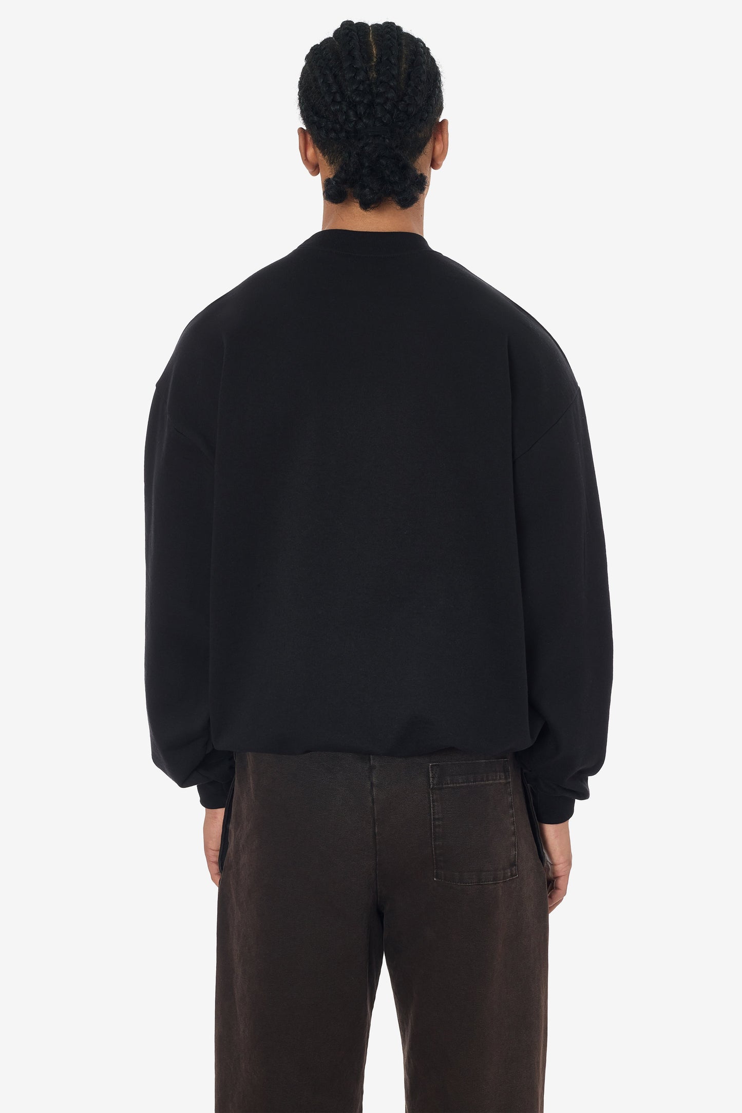 MWF1047 - 10 oz. Mid-weight Poly Cotton Fleece Wide Crewneck