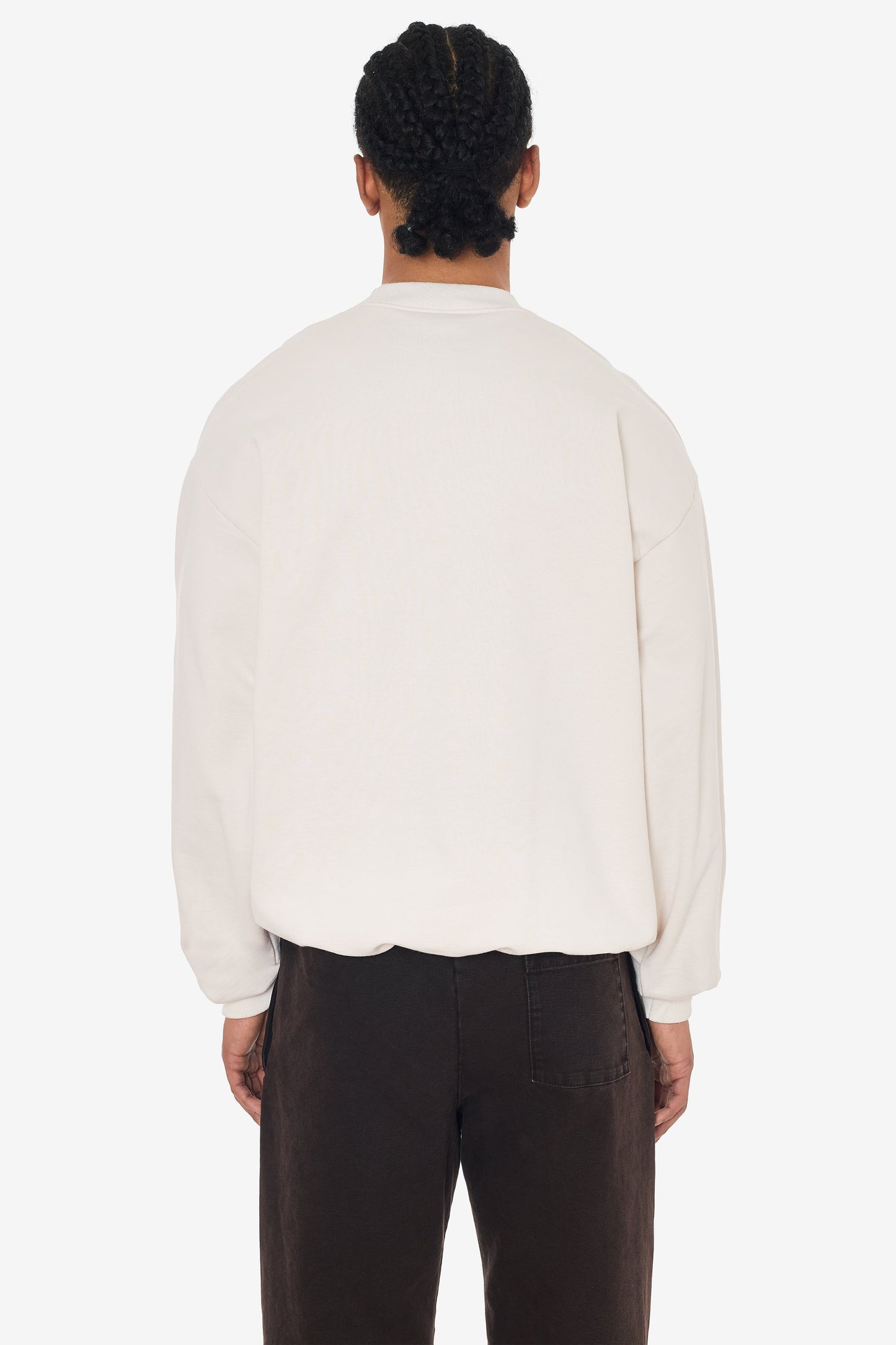 MWF1047 - 10 oz. Mid-weight Poly Cotton Fleece Wide Crewneck