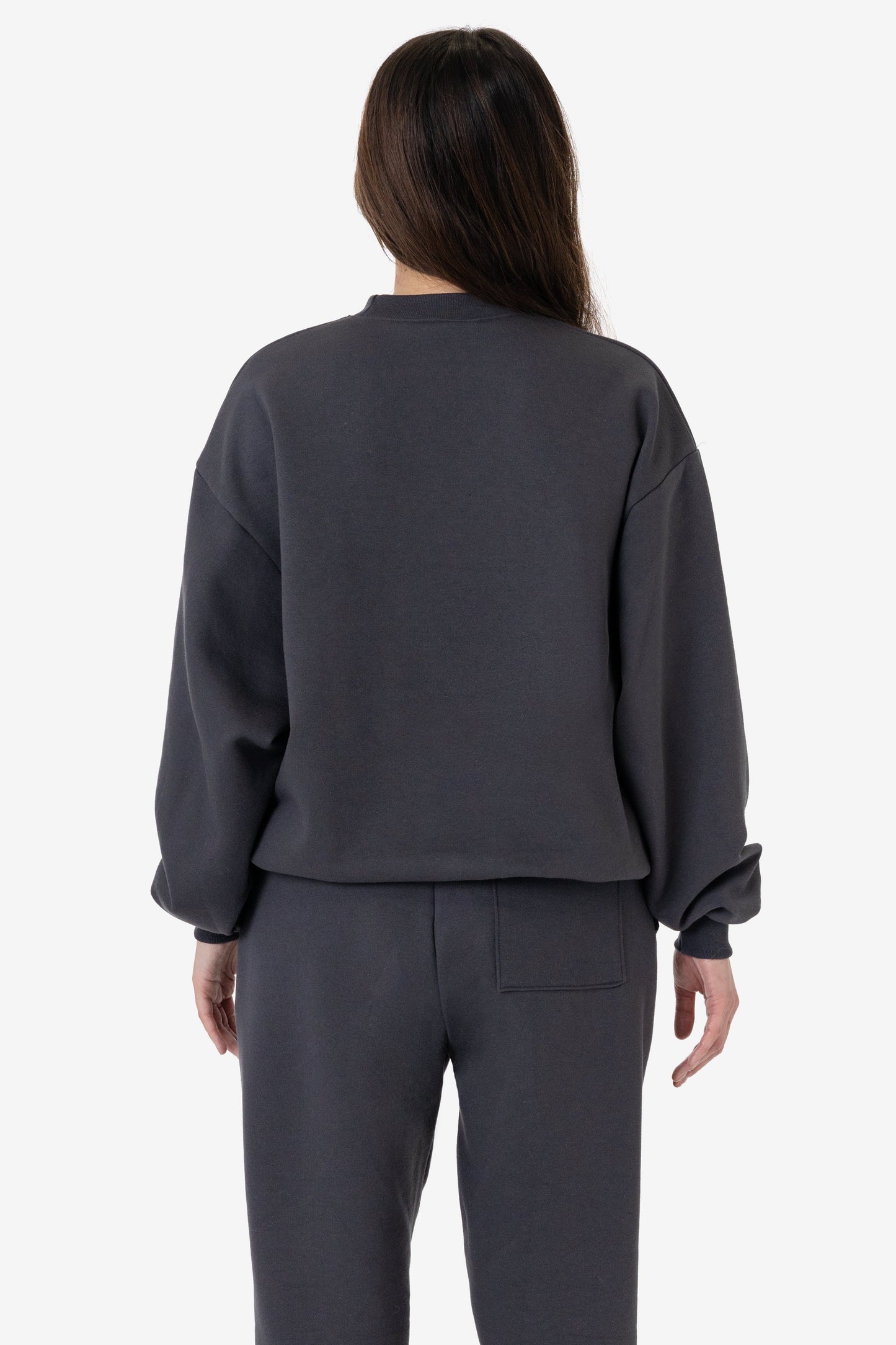 MWF1047 Unisex - 10 oz. Mid-weight Poly Cotton Fleece Wide Crewneck