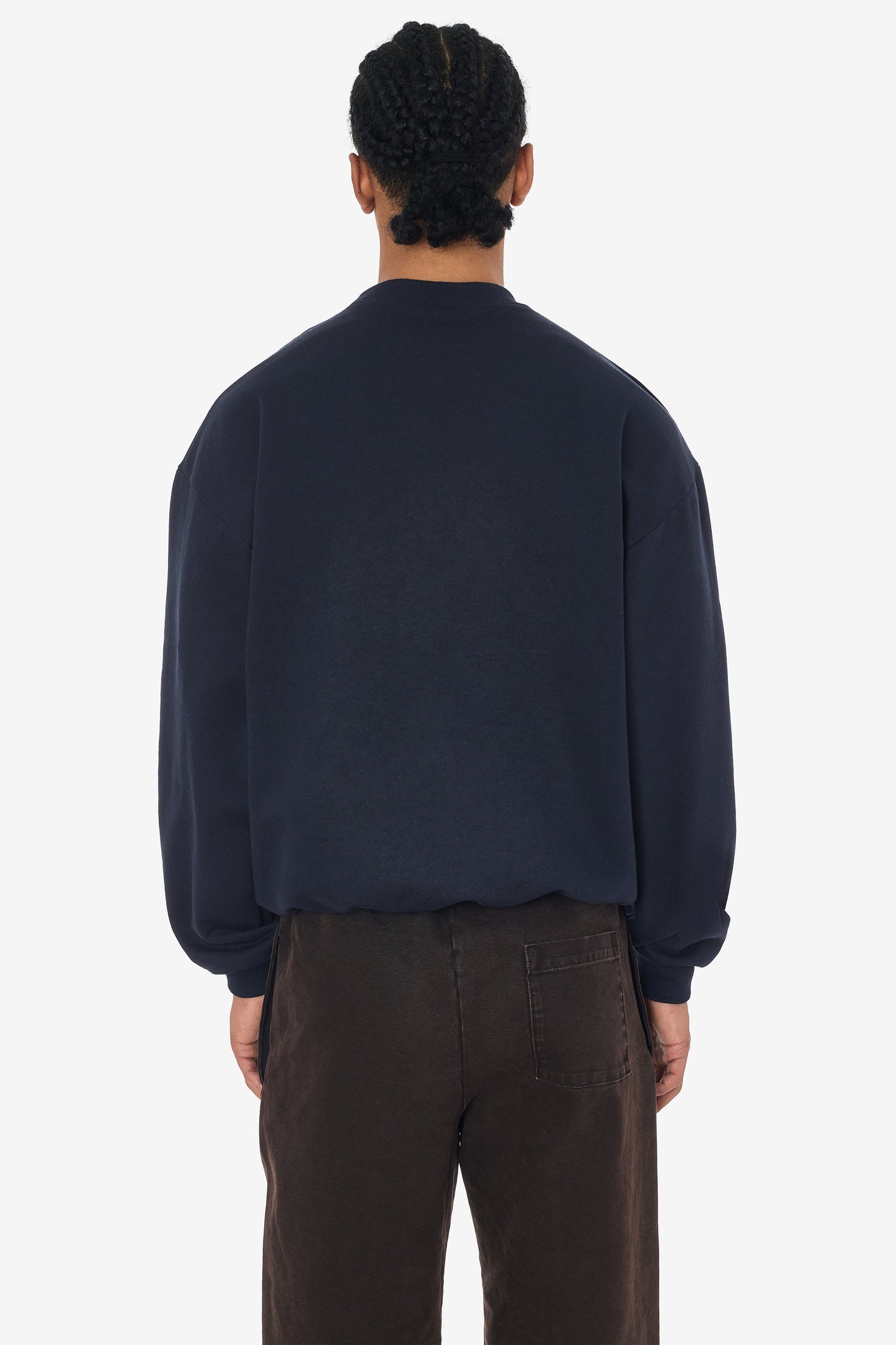 MWF1047 - 10 oz. Mid-weight Poly Cotton Fleece Wide Crewneck